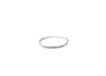 Hammered Stacking Ring, Sterling Silver